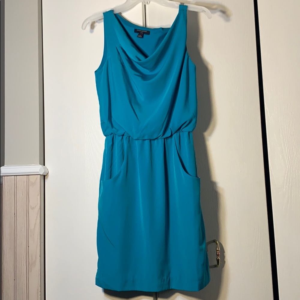 Banana Republic teal dress